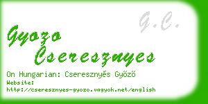 gyozo cseresznyes business card