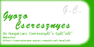 gyozo cseresznyes business card